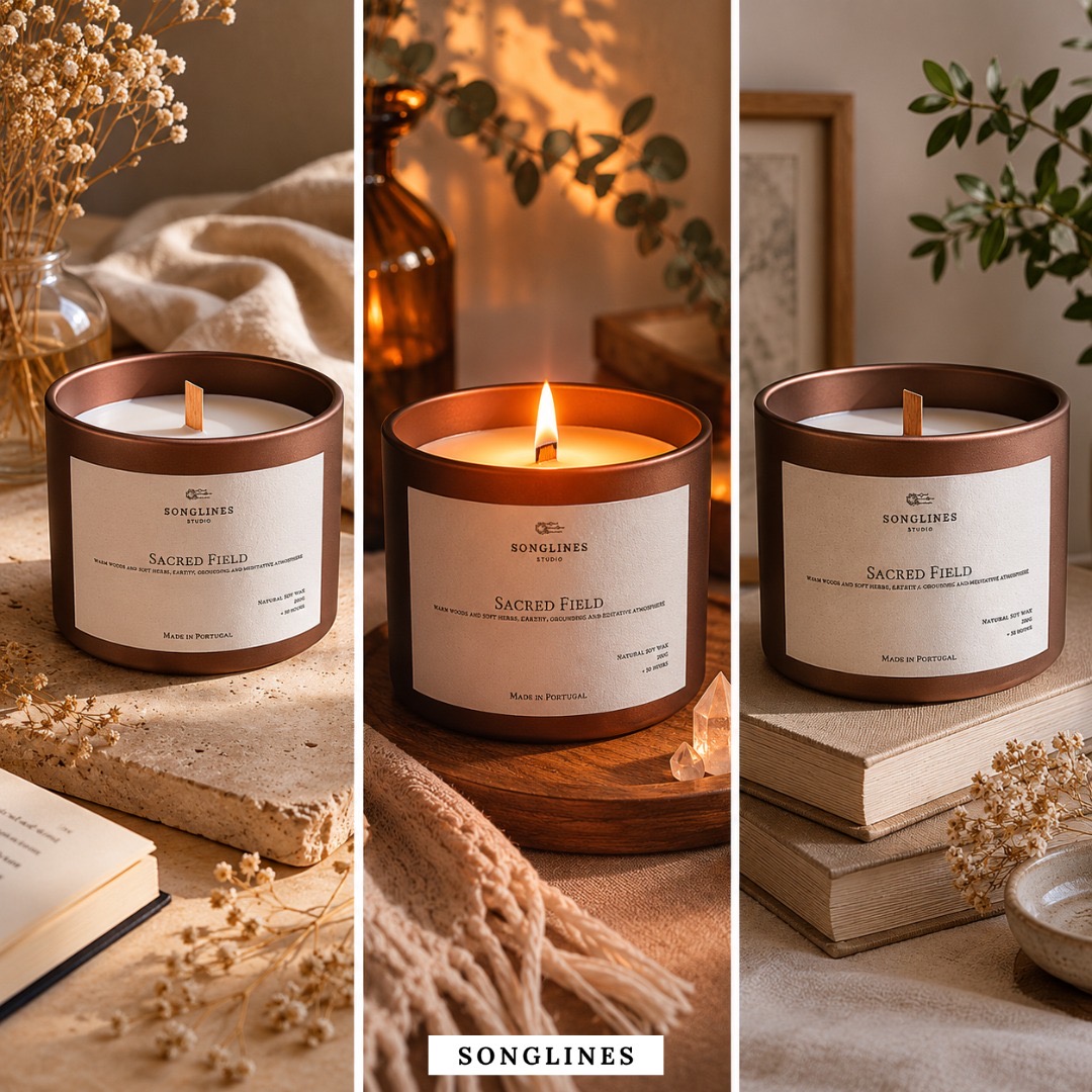 Songlines Sacred Field botanical candle