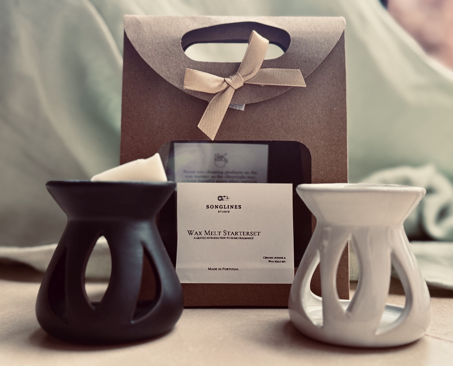 Songlines Wax Melt Starter Set with two ceramic burners